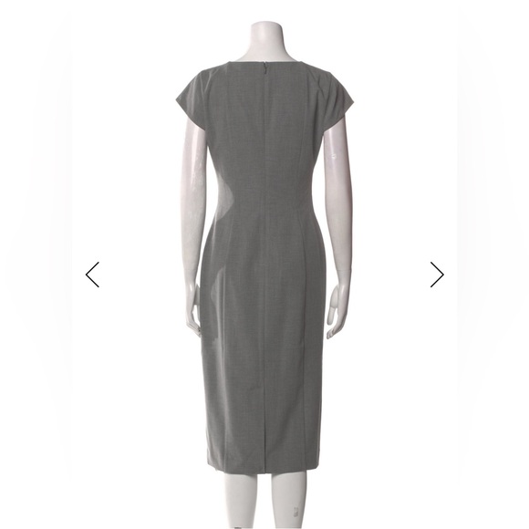 NWOT Reformation Coco Gray Midi Dress in Charcoal Size 6 Career Office - Picture 7 of 10